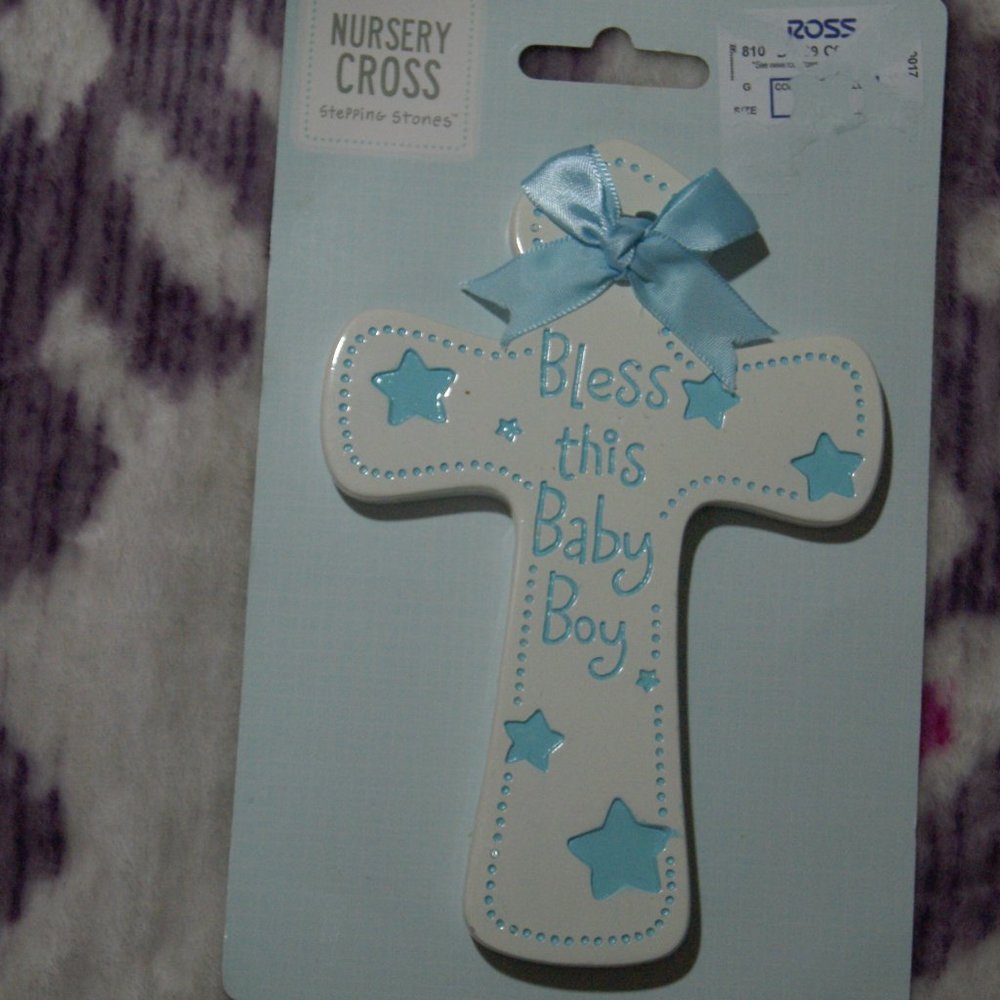 boy nursery cross